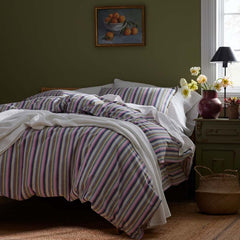 Yamika Stripe Duvet Cover - Multi, Full/Queen
