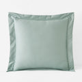 Premium Smooth Supima® Cotton Wrinkle-Free Sateen Sham - Sea Mist, Euro