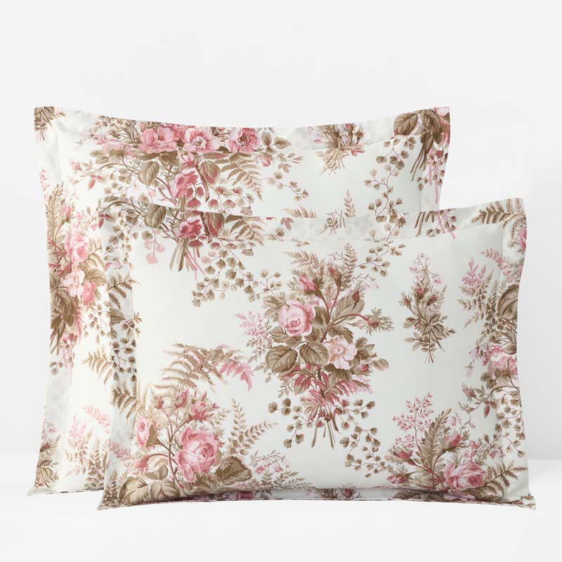 Antara Reversible Premium Smooth Sateen Sham - Blush, Standard