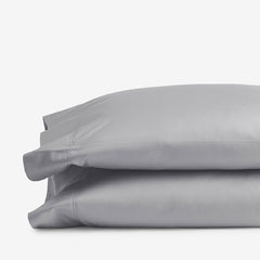 Classic Smooth Rayon Made From Bamboo Sateen Pillowcase Set - Pebble Gray, Standard