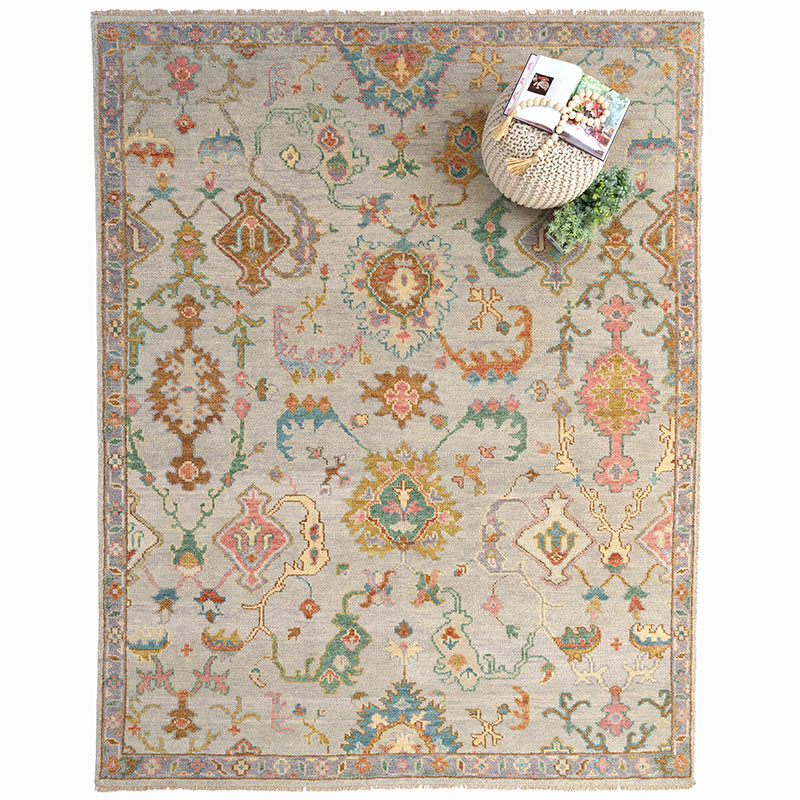 Hand Knotted Traditional Wool Rug -  Sherbert, 3' x 5'