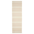 La Mirada Handwoven Cotton Rug - Wheat, 2' 6" x 8' Runner