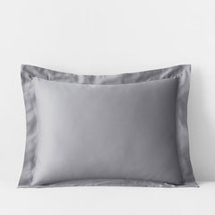Classic Smooth Rayon Made From Bamboo Sateen Sham - Pebble Gray, Standard