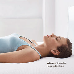 Shoulder Back Sleeper Posture Pillow - White
