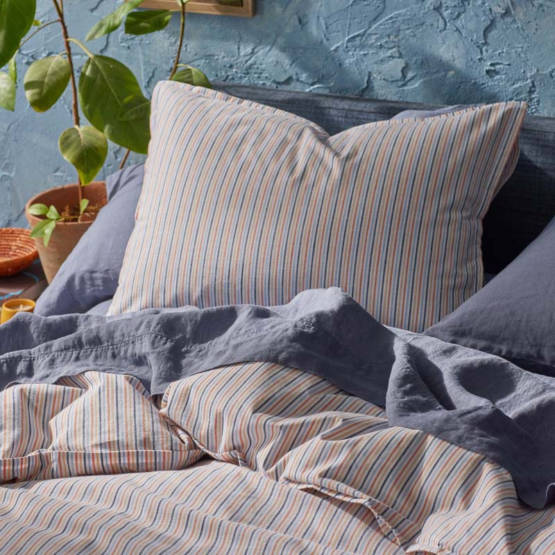 Ari Stripe Duvet Cover - Multi, Full/Queen