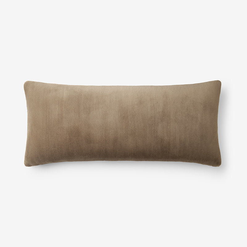 Decorative Lumbar Pillow Cover - Silver Mink, 14 in. x 30 in.