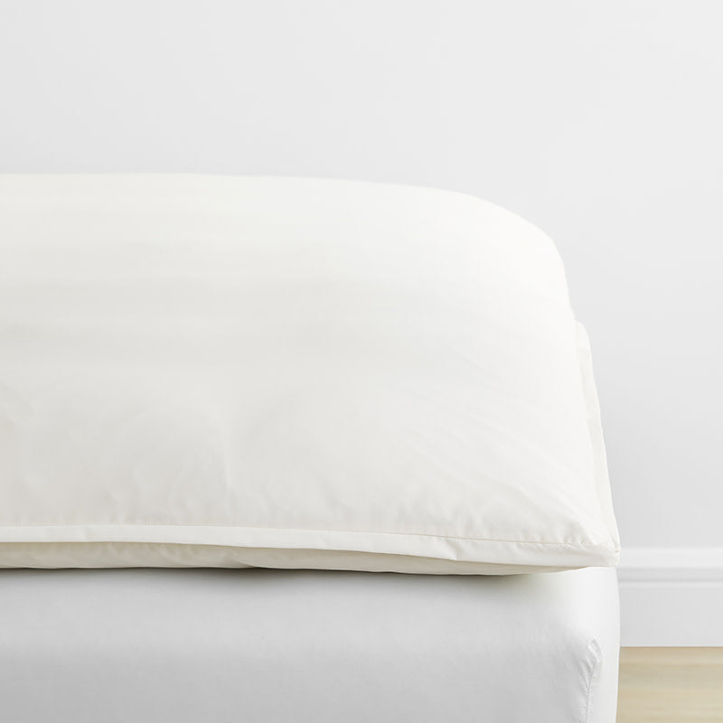 Classic Smooth Wrinkle-Free Sateen Mattress Topper Cover - Creme, Twin XL