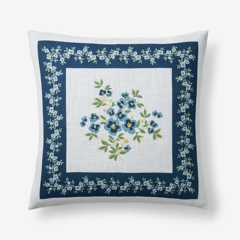 Suhana Decorative Square Pillow Cover - Blue, 20 in. x 20 in.