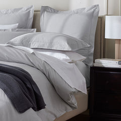 Premium Cool Supima® Cotton Percale Sham - Pearl Gray, Standard
