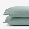Classic Ultra-Cozy Cotton Velvet Flannel Pillowcase Set - Seafoam, King
