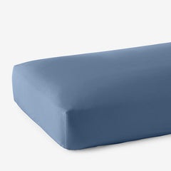 Classic Smooth Rayon Made From Bamboo Sateen Fitted Bed Sheet - Blue Horizon, Twin XL