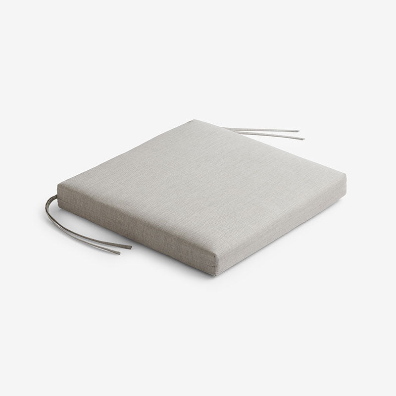 Replacement Knife Edge Chair Cushion - Silver, 20 in. x 20 in.