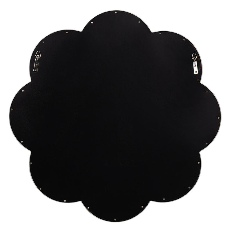 Caitlin Wilson Poppy Scalloped Mirror - White
