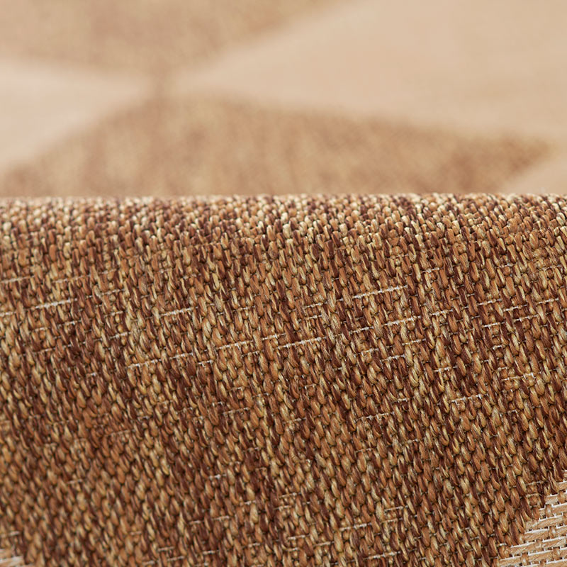 Diamond Checkered Outdoor Rug - Natural, 2' 7" x 7' 6" Runner