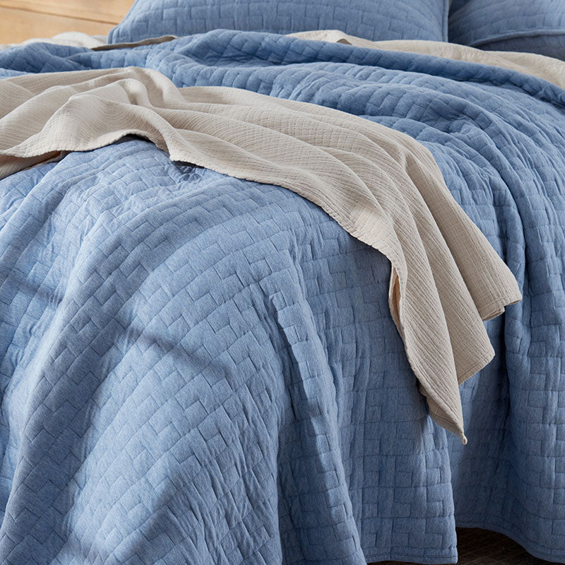 Air Layer Quilt - Denim Blue, King/Cal. King