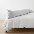 Classic Smooth Wrinkle-Free Sateen Body Pillow Cover - Gray Mist