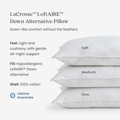 LoftAIRE™ Down Alternative Pillow - Firm, King