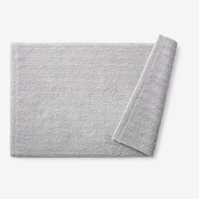 Plush Spa Solid Bath Rug - Gray, 17 in. x 24 in.