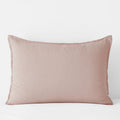 Premium Breathable Washed Linen Solid Sham - Rose Smoke, Standard