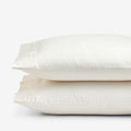 Classic Smooth Sateen Solid Pillowcase Set - Ivory, Standard