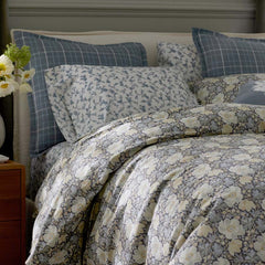 Yarn-Dyed Plaid Reversible Sham - Mineral, Euro