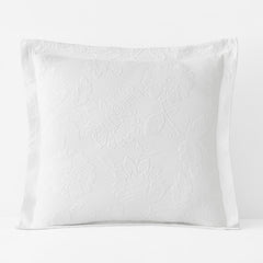 Putnam Cotton Matelassé Sham - White