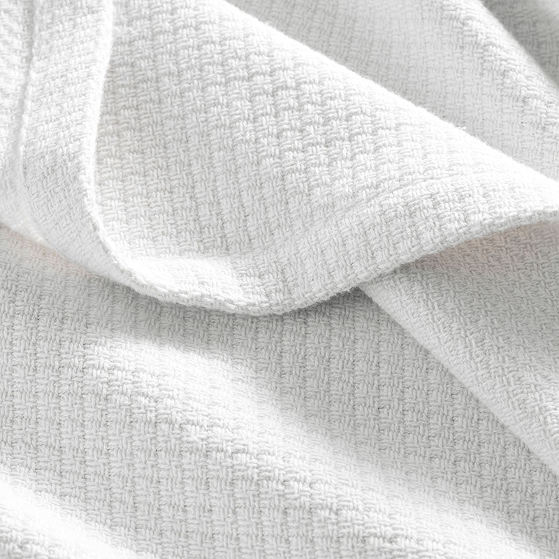 Cotton Weave Blanket - Blush, King/Cal. King