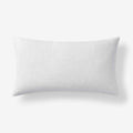 Texture Decorative Lumbar Pillow Cover - White, 12 in. x 21 in.