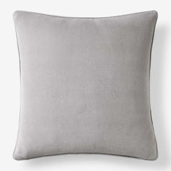 Velvet Decorative Square Pillow Cover - Gray,  24 in. x 24 in.