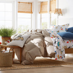 Quilted Sham - Feather Tan, Standard