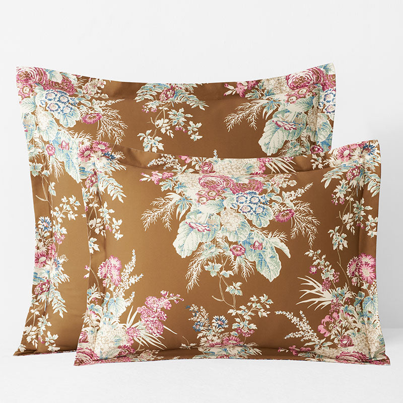 Malti Premium Smooth Sateen Reversible Sham - Gold, Standard