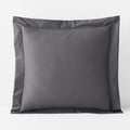 Classic Smooth Wrinkle-Free Sateen Sham - Stone Gray, Euro
