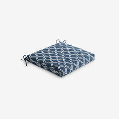 Replacement Knife Edge Chair Cushion - Voyage Indigo, 16 in. x 15 in.
