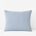 Yarn-Dyed Bengal Stripe Quilted Sham - Blue, King