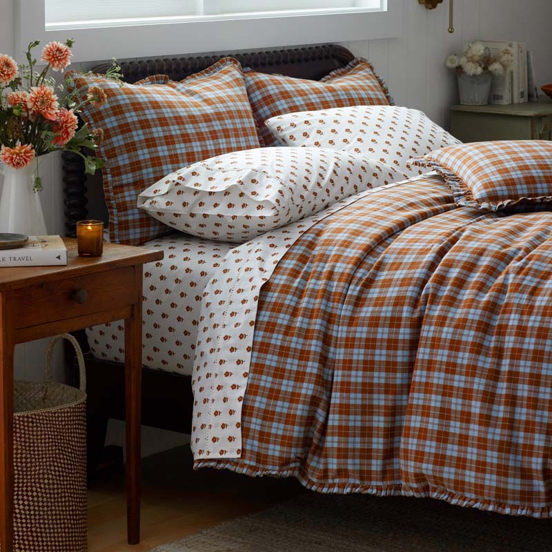 Classic Plaids Yarn-Dyed Cotton Duvet Cover - Harbor Plaid, Twin/Twin XL