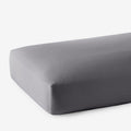 Classic Smooth Wrinkle-Free Sateen Fitted Bed Sheet - Stone Gray, Twin XL