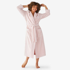 Women's Long Robe - Blush, S