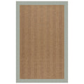 Sunbrella Herringbone Bordered Indoor/Outdoor Rug -  Spa, 3' x 5'