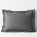 Classic Cool Cotton Percale Sham - Graphite, King