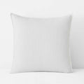 Mini Waffle Sham - White, Euro