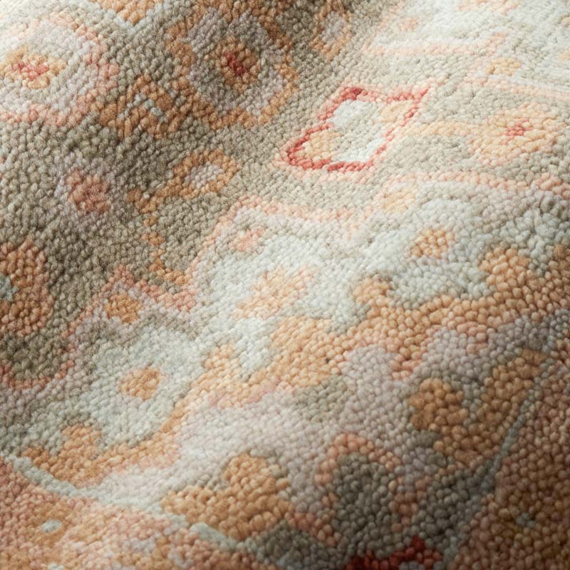 Kendra Hand Knotted Wool Rug - Olive, 6' x 9'