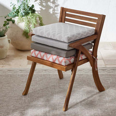 Replacement Knife Edge Chair Cushion - Taupe, 20 in. x 20 in.