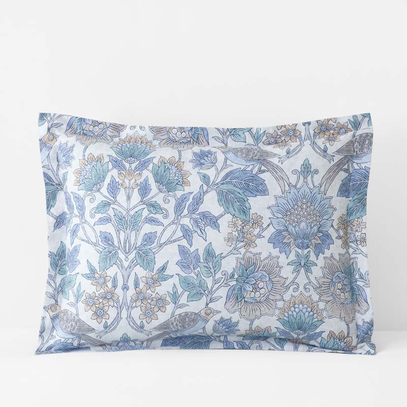 Garden Song Premium Smooth Sateen Sham - Mint Green, Standard