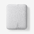Jacquard Leaf Yarn-Dyed Premium Smooth Supima® Cotton Wrinkle-Free Sateen Fitted Bed Sheet - Light Gray, King