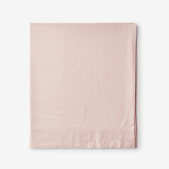 Classic Cool Cotton Percale Flat Bed Sheet - Peach Nectar, Queen