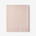 Classic Cool Cotton Percale Flat Bed Sheet - Peach Nectar, Oversized Queen