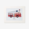 Fire Station Wall Art - Gray