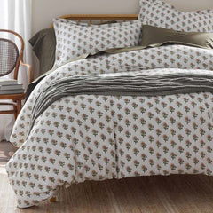 Suhana  Garment Washed Cotton Percale Sham - Caramel, Standard