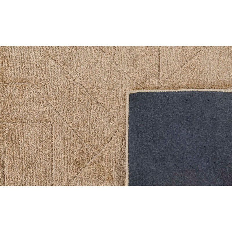 Relief Hand Tufted Wool Rug -  Sand, 2' x 3'