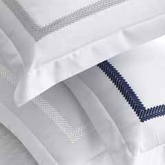 Hewett Luxe Smooth Egyptian Cotton Sateen Bed Sheet Set - White, King